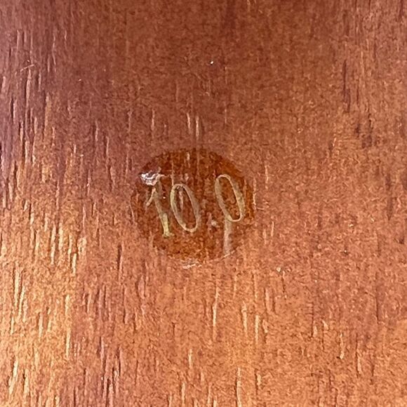 Steve Madden Luna Natural Snake Wooden Platform white Chunky Heel Sandals sz 10 - Picture 9 of 11